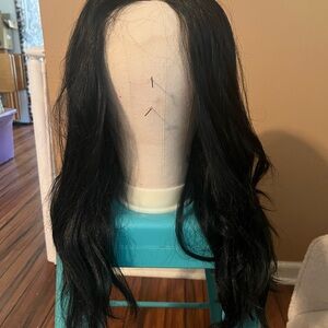 Elegant Black Women's Wig 24”